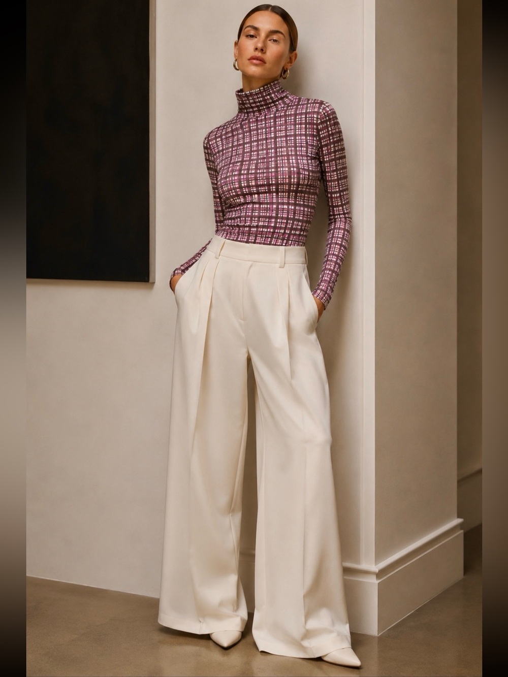 🔥 Atoir Sheer Plaid Top 🔥